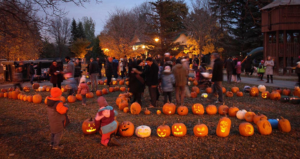 STITTSVILLE, ON. Nov 1, 2016. Pumpkin Parade at Village Square. Some very creative carvings. Barry Gray (StittsvilleCentral)
