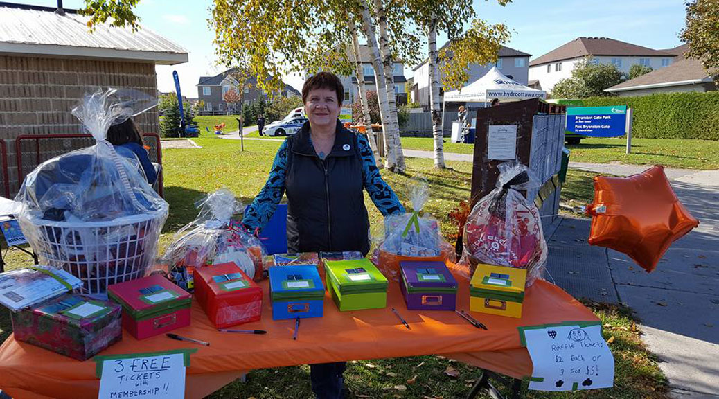 Some of the prizes at the BGCA Pumpkin Social.