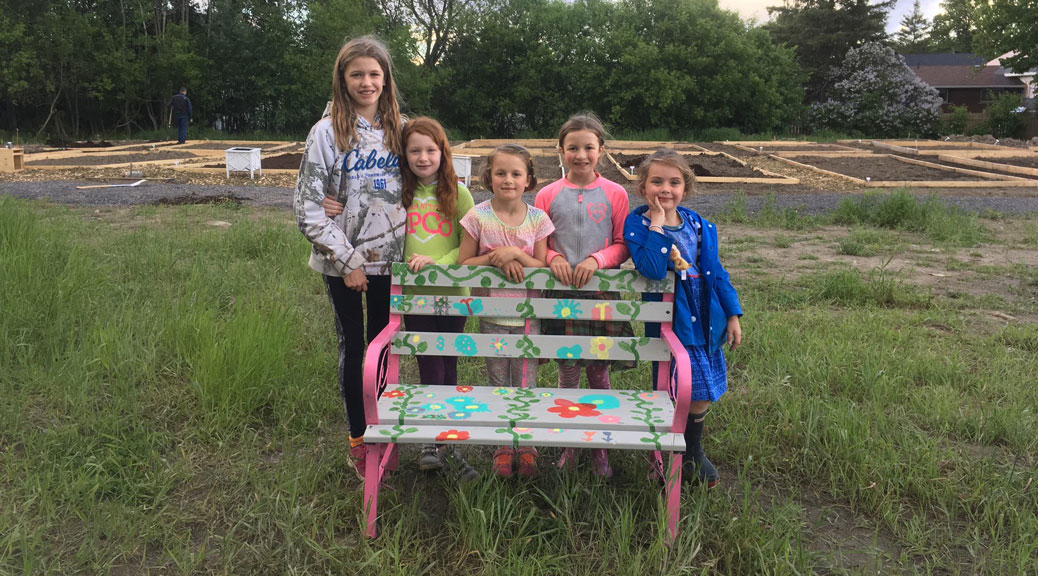 Kids at Jo-Jo's Community Garden