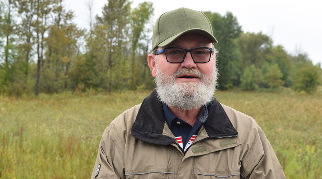 Environmental activist Ken McRae says he's seen dump trucks delivering fill to a property on Flewellyn Road that he believes is being dumped into wetland.