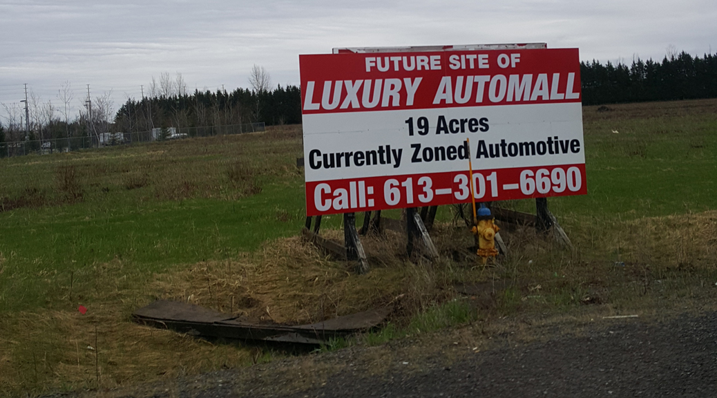 Future site of Luxury Automall