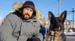 Michael Sinclair and Jacob, his 8-year-old German Shepherd.