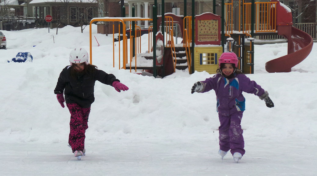 Skating at Bandmaster Park