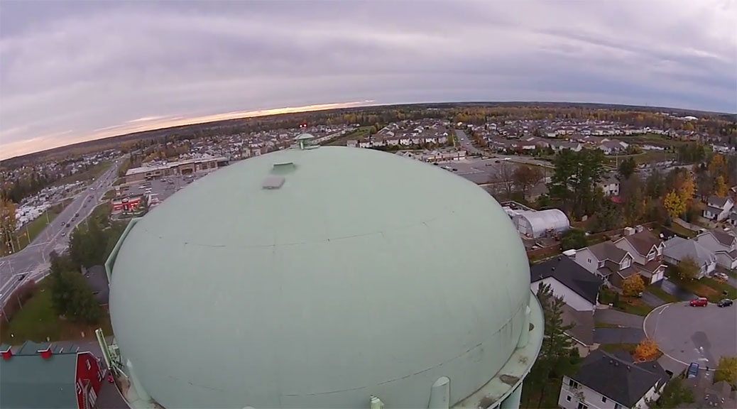 Water tower aerial / Video by Twitch