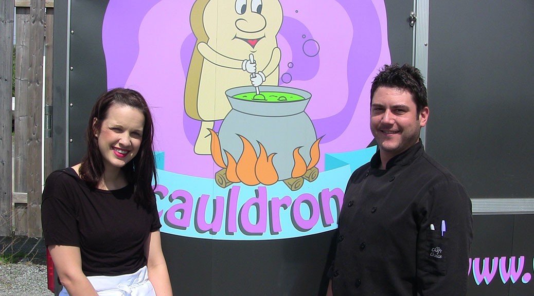 Monique Haugen and Craig Beaudry from Wiches Cauldron.